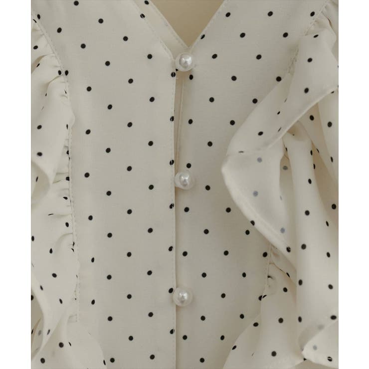 【natural couture】ラッフルフリルペプラムブラウウス | NICE CLAUP / OLIVE des OLIVE　OUTLET | 詳細画像12 