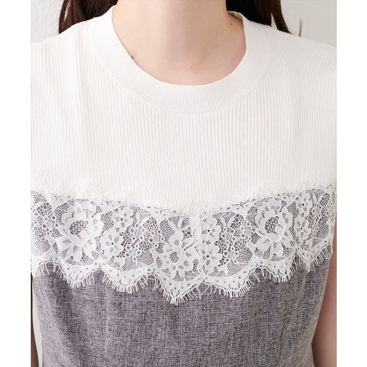 【natural couture】レース切替ペプラムTOPS | NICE CLAUP / OLIVE des OLIVE　OUTLET | 詳細画像11 