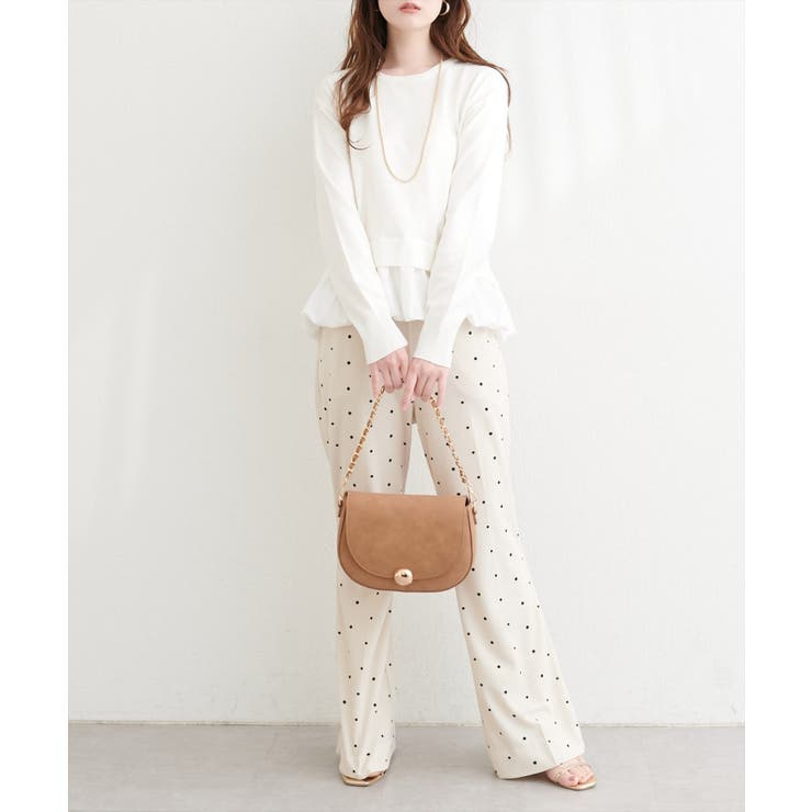 【natural couture】バルーンドッキングニット | NICE CLAUP / OLIVE des OLIVE　OUTLET | 詳細画像8 