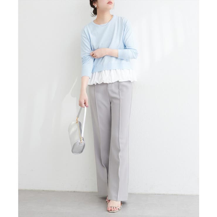 【natural couture】バルーンドッキングニット | NICE CLAUP / OLIVE des OLIVE　OUTLET | 詳細画像4 