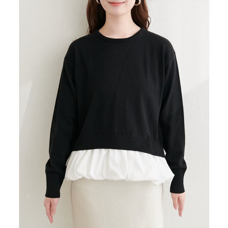 【natural couture】バルーンドッキングニット | NICE CLAUP / OLIVE des OLIVE　OUTLET | 詳細画像20 