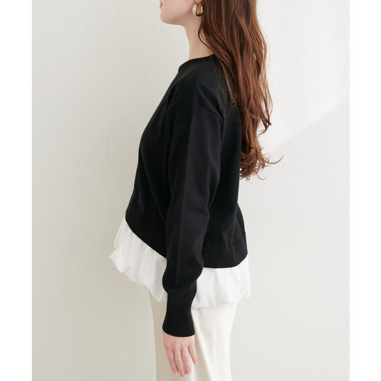 【natural couture】バルーンドッキングニット | NICE CLAUP / OLIVE des OLIVE　OUTLET | 詳細画像21 