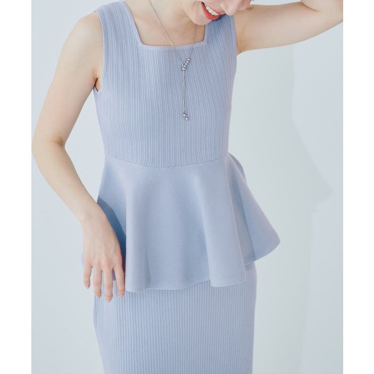 【natural couture】UVカット付きボレロ×ペプラムニットSET | NICE CLAUP / OLIVE des OLIVE　OUTLET | 詳細画像17 