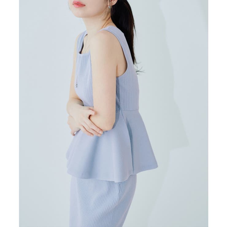 【natural couture】UVカット付きボレロ×ペプラムニットSET | NICE CLAUP / OLIVE des OLIVE　OUTLET | 詳細画像18 