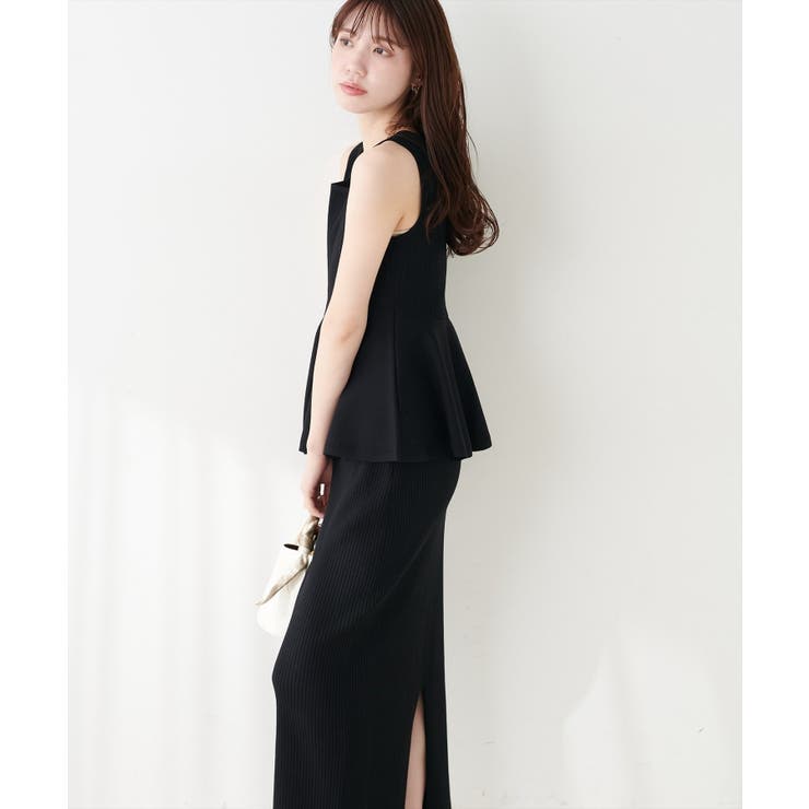 【natural couture】UVカット付きボレロ×ペプラムニットSET | NICE CLAUP / OLIVE des OLIVE　OUTLET | 詳細画像30 