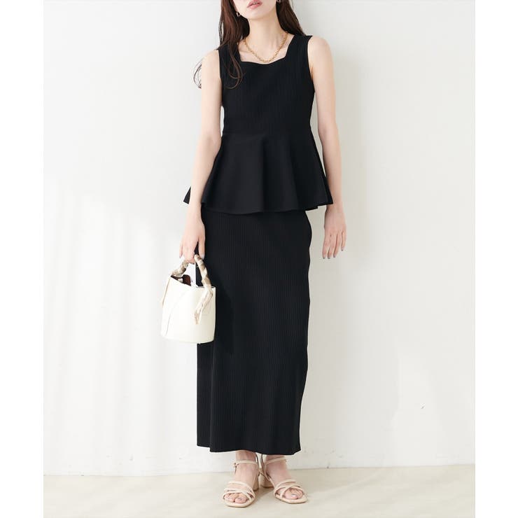 【natural couture】UVカット付きボレロ×ペプラムニットSET | NICE CLAUP / OLIVE des OLIVE　OUTLET | 詳細画像31 