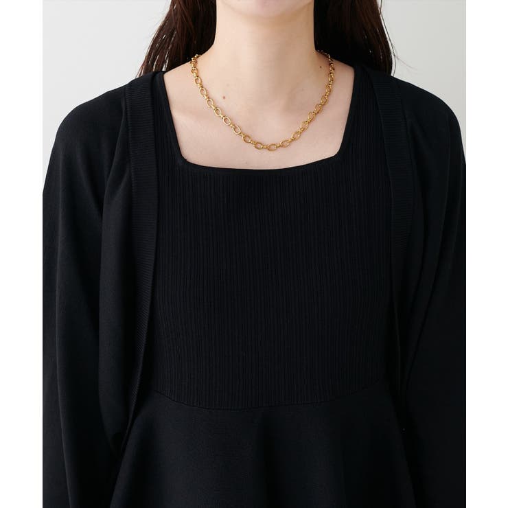 【natural couture】UVカット付きボレロ×ペプラムニットSET | NICE CLAUP / OLIVE des OLIVE　OUTLET | 詳細画像40 