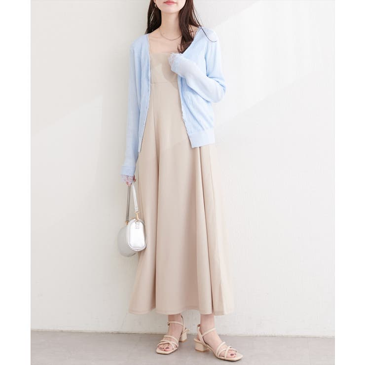 【natural couture】リバーレースVネックカーデ | NICE CLAUP / OLIVE des OLIVE　OUTLET | 詳細画像11 