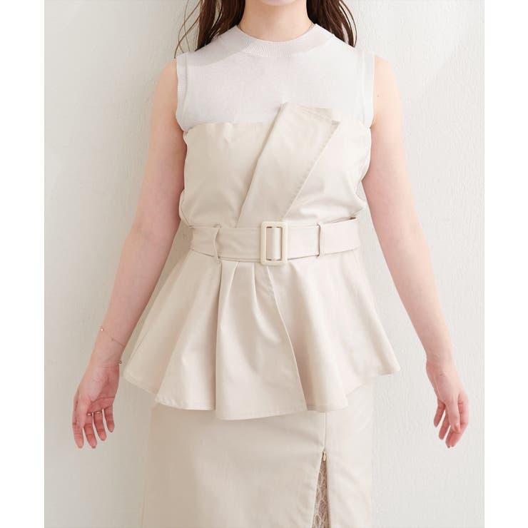 【natural couture】＜mizumami＞ニット×ビスチェドッキング… | NICE CLAUP / OLIVE des OLIVE　OUTLET | 詳細画像7 