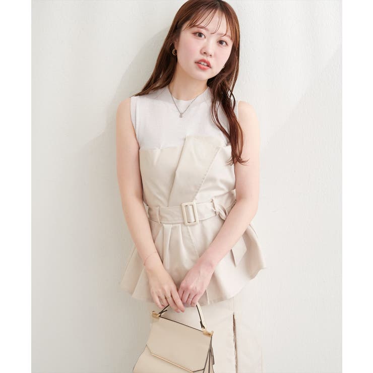 【natural couture】＜mizumami＞ニット×ビスチェドッキング… | NICE CLAUP / OLIVE des OLIVE　OUTLET | 詳細画像15 