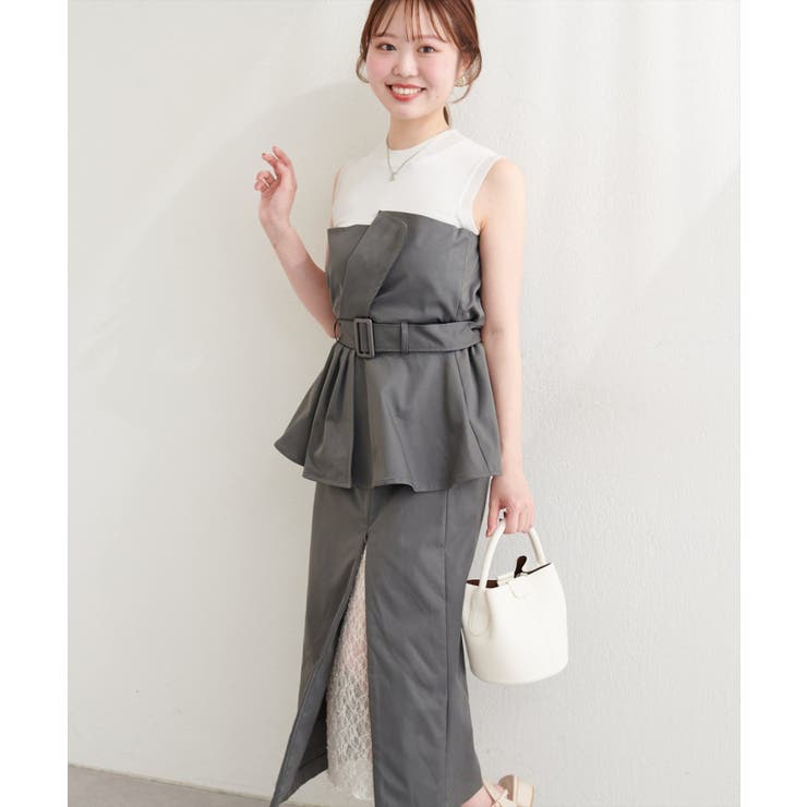 【natural couture】＜mizumami＞ニット×ビスチェドッキング… | NICE CLAUP / OLIVE des OLIVE　OUTLET | 詳細画像30 