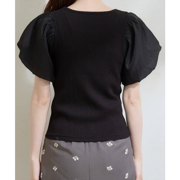 【natural couture】シアーバルーンスリーブトップス | NICE CLAUP / OLIVE des OLIVE　OUTLET | 詳細画像13 