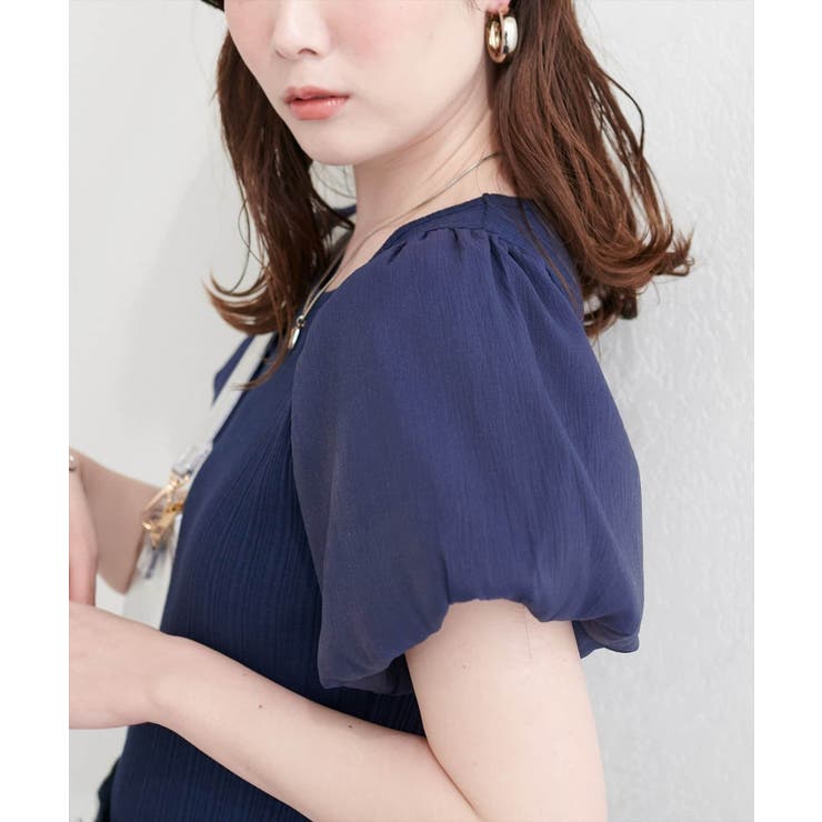 【natural couture】シアーバルーンスリーブトップス | NICE CLAUP / OLIVE des OLIVE　OUTLET | 詳細画像17 
