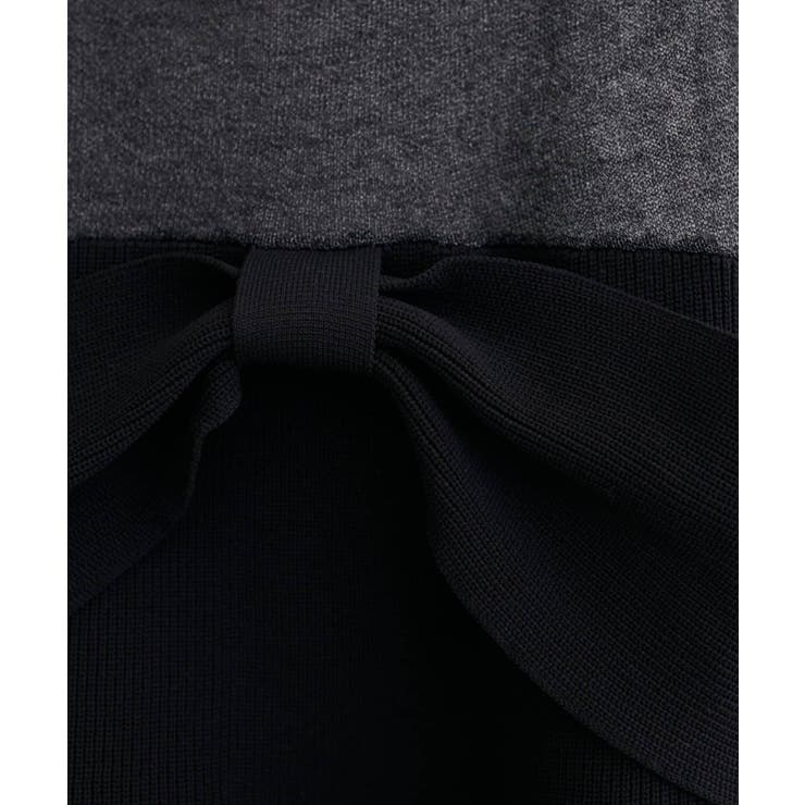 【natural couture】フロントリボンペプラムニット | NICE CLAUP / OLIVE des OLIVE　OUTLET | 詳細画像18 