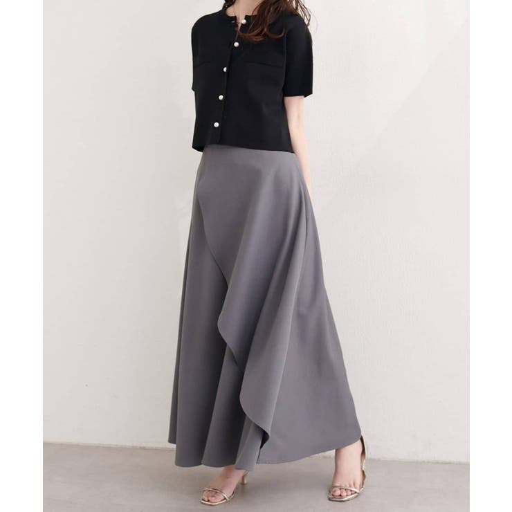 【natural couture】パール釦半袖ニットカーディガン | NICE CLAUP / OLIVE des OLIVE　OUTLET | 詳細画像7 
