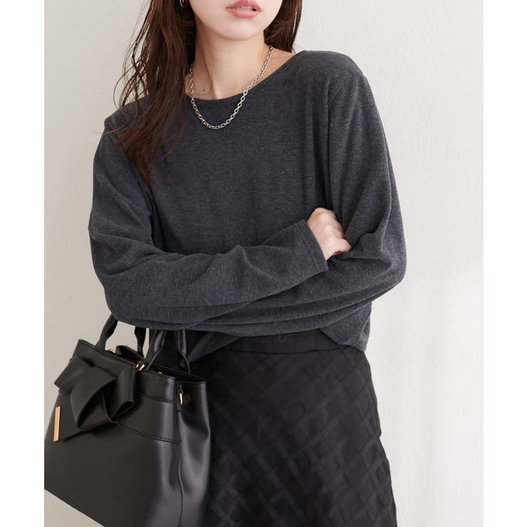 【natural couture】起毛フラッフィー2WAYカーデ | NICE CLAUP / OLIVE des OLIVE　OUTLET | 詳細画像5 