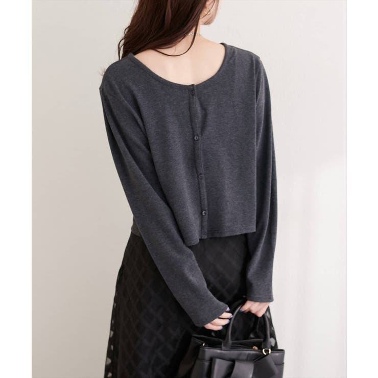 【natural couture】起毛フラッフィー2WAYカーデ | NICE CLAUP / OLIVE des OLIVE　OUTLET | 詳細画像7 