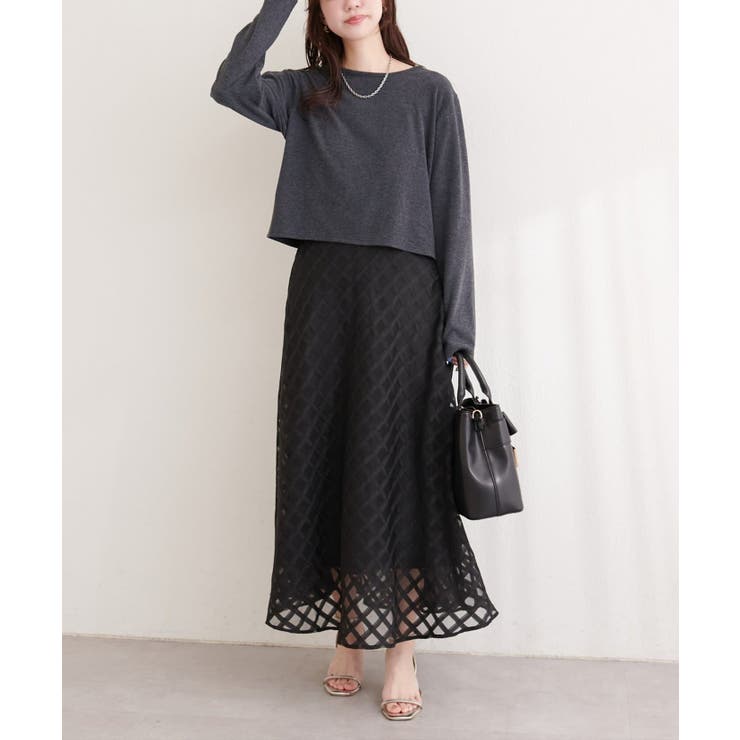 【natural couture】起毛フラッフィー2WAYカーデ | NICE CLAUP / OLIVE des OLIVE　OUTLET | 詳細画像8 