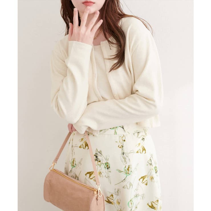 【natural couture】起毛フラッフィー2WAYカーデ | NICE CLAUP / OLIVE des OLIVE　OUTLET | 詳細画像9 