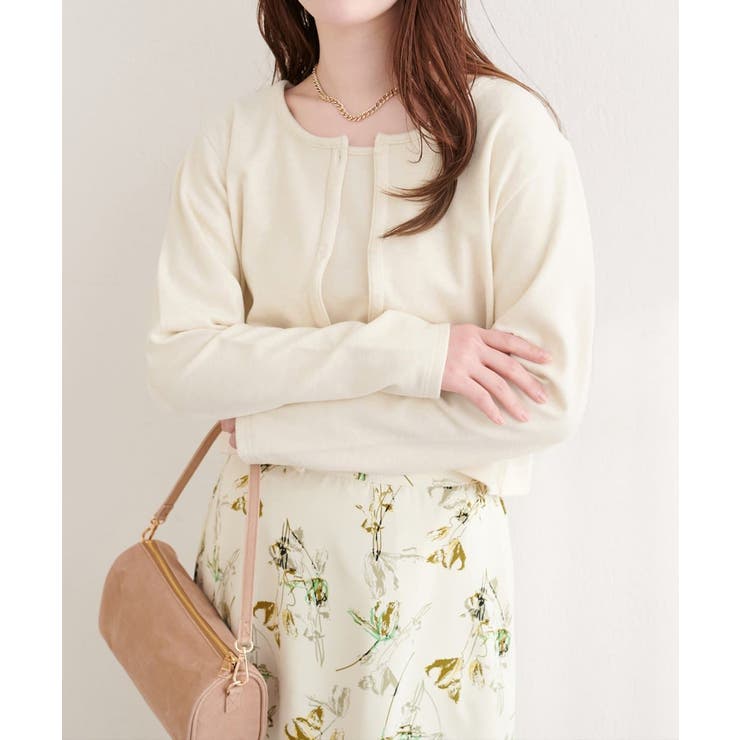 【natural couture】起毛フラッフィー2WAYカーデ | NICE CLAUP / OLIVE des OLIVE　OUTLET | 詳細画像11 