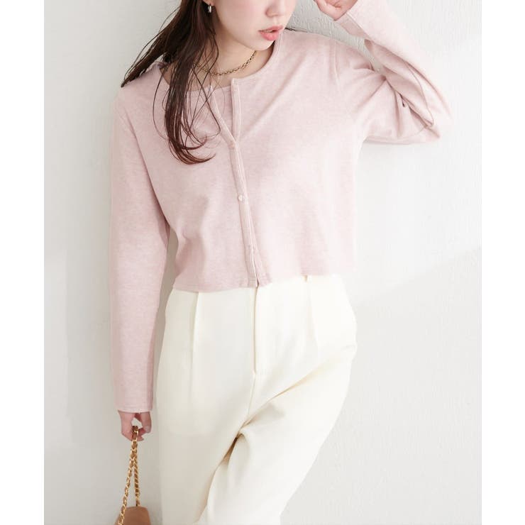 【natural couture】起毛フラッフィー2WAYカーデ | NICE CLAUP / OLIVE des OLIVE　OUTLET | 詳細画像16 