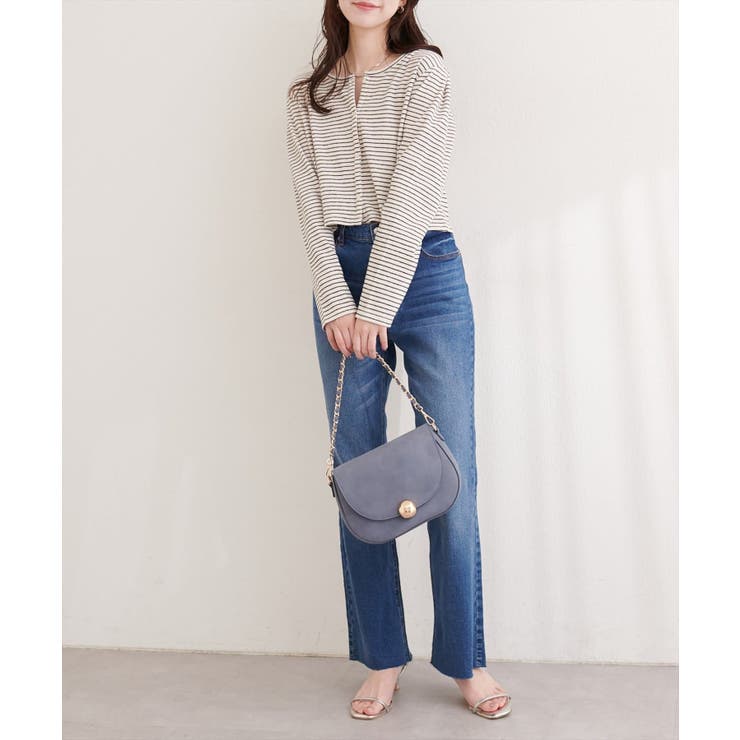 【natural couture】起毛フラッフィー2WAYカーデ | NICE CLAUP / OLIVE des OLIVE　OUTLET | 詳細画像21 