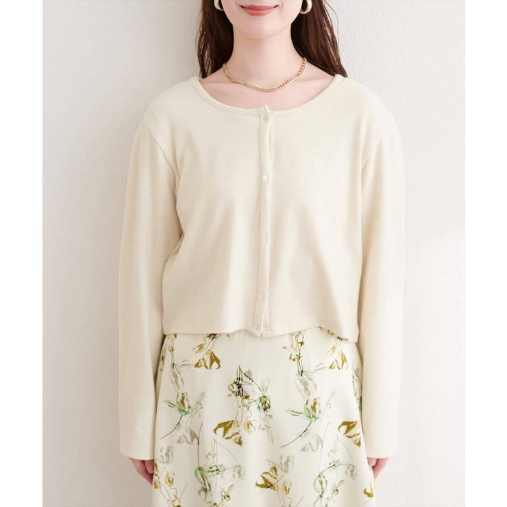 【natural couture】起毛フラッフィー2WAYカーデ | NICE CLAUP / OLIVE des OLIVE　OUTLET | 詳細画像23 