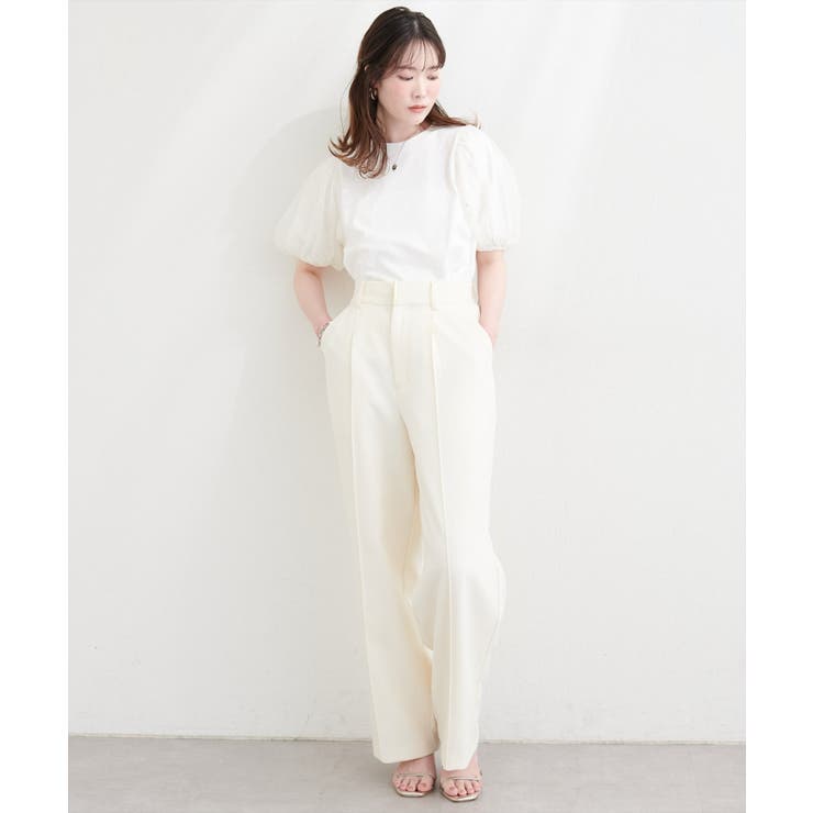 【natural couture】オーガンジーパフスリーブT | NICE CLAUP / OLIVE des OLIVE　OUTLET | 詳細画像9 