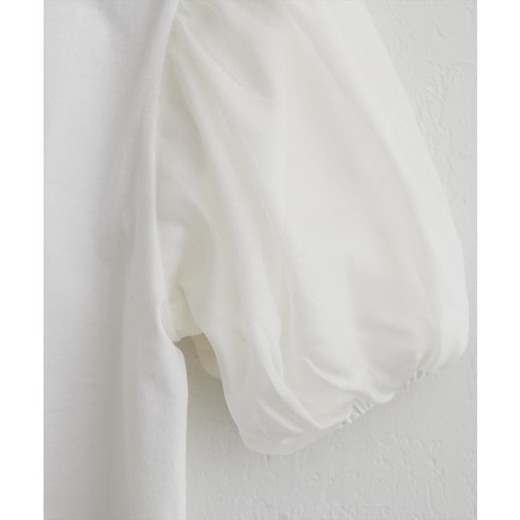 【natural couture】オーガンジーパフスリーブT | NICE CLAUP / OLIVE des OLIVE　OUTLET | 詳細画像13 