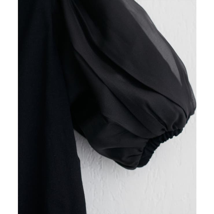 【natural couture】オーガンジーパフスリーブT | NICE CLAUP / OLIVE des OLIVE　OUTLET | 詳細画像14 