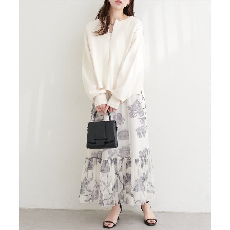 【natural couture】ハーフジップ付きダンボールプルオーハ… | NICE CLAUP / OLIVE des OLIVE　OUTLET | 詳細画像6 