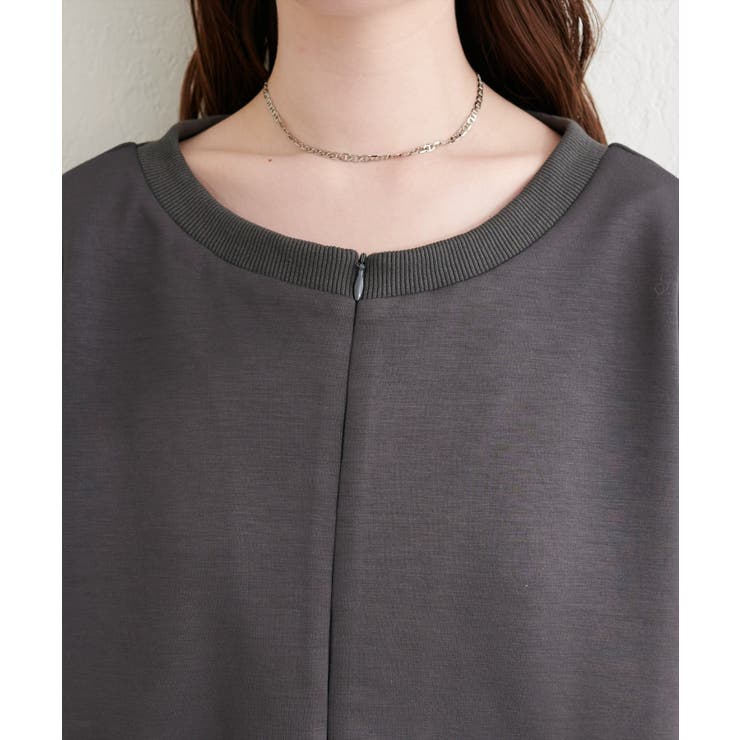 【natural couture】ハーフジップ付きダンボールプルオーハ… | NICE CLAUP / OLIVE des OLIVE　OUTLET | 詳細画像11 