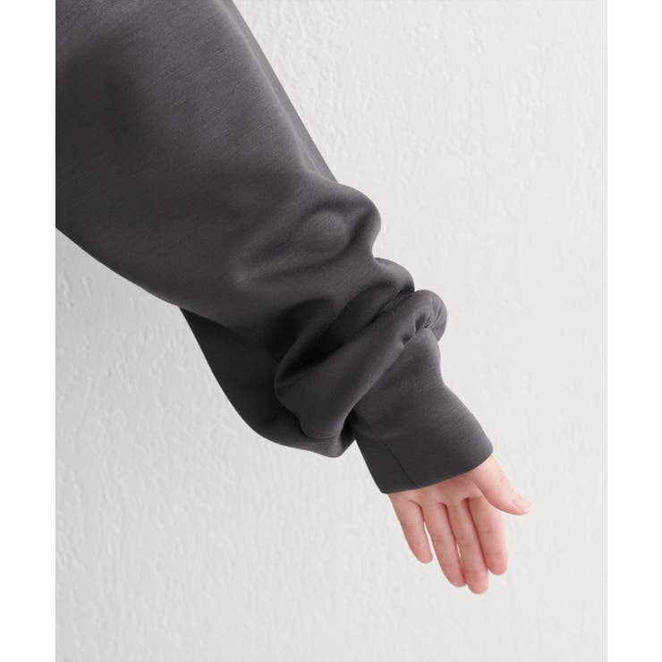 【natural couture】ハーフジップ付きダンボールプルオーハ… | NICE CLAUP / OLIVE des OLIVE　OUTLET | 詳細画像12 