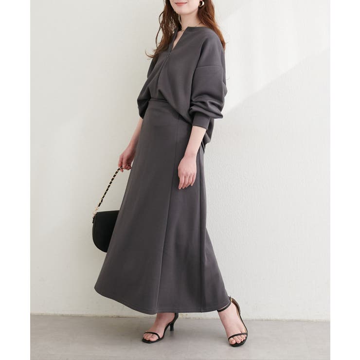 【natural couture】ハーフジップ付きダンボールプルオーハ… | NICE CLAUP / OLIVE des OLIVE　OUTLET | 詳細画像15 