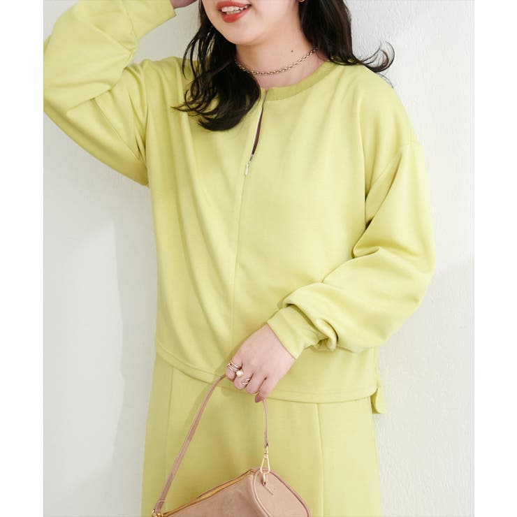 【natural couture】ハーフジップ付きダンボールプルオーハ… | NICE CLAUP / OLIVE des OLIVE　OUTLET | 詳細画像25 