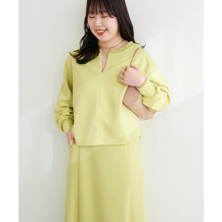 【natural couture】ハーフジップ付きダンボールプルオーハ… | NICE CLAUP / OLIVE des OLIVE　OUTLET | 詳細画像26 