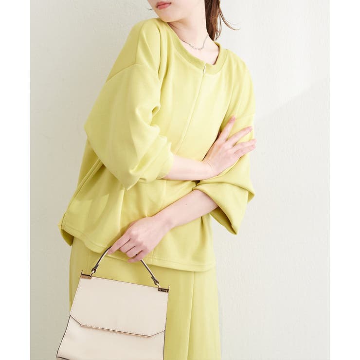 【natural couture】ハーフジップ付きダンボールプルオーハ… | NICE CLAUP / OLIVE des OLIVE　OUTLET | 詳細画像28 