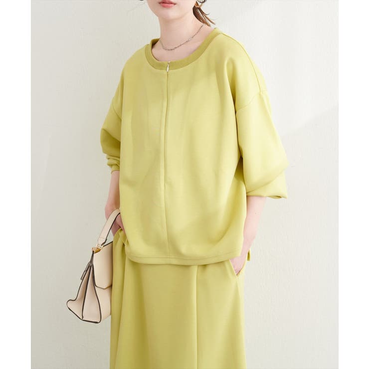 【natural couture】ハーフジップ付きダンボールプルオーハ… | NICE CLAUP / OLIVE des OLIVE　OUTLET | 詳細画像29 