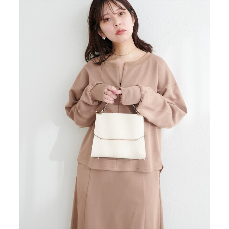 【natural couture】ハーフジップ付きダンボールプルオーハ… | NICE CLAUP / OLIVE des OLIVE　OUTLET | 詳細画像32 