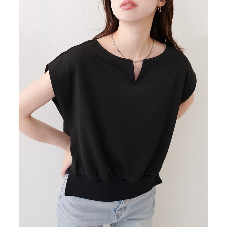 【natural couture】きれいめポンチキーネックトップス | NICE CLAUP / OLIVE des OLIVE　OUTLET | 詳細画像12 