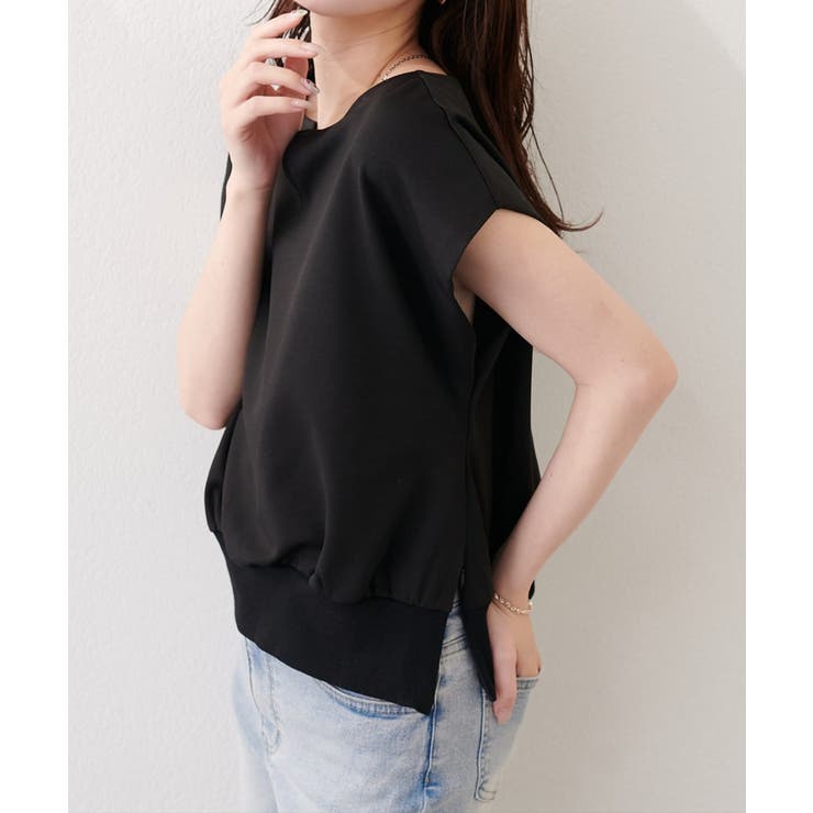 【natural couture】きれいめポンチキーネックトップス | NICE CLAUP / OLIVE des OLIVE　OUTLET | 詳細画像14 