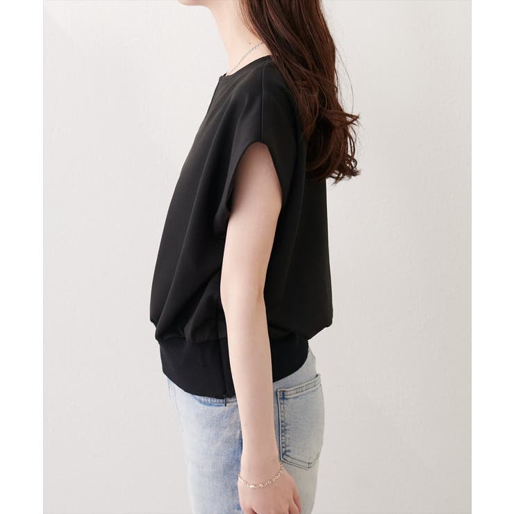 【natural couture】きれいめポンチキーネックトップス | NICE CLAUP / OLIVE des OLIVE　OUTLET | 詳細画像17 