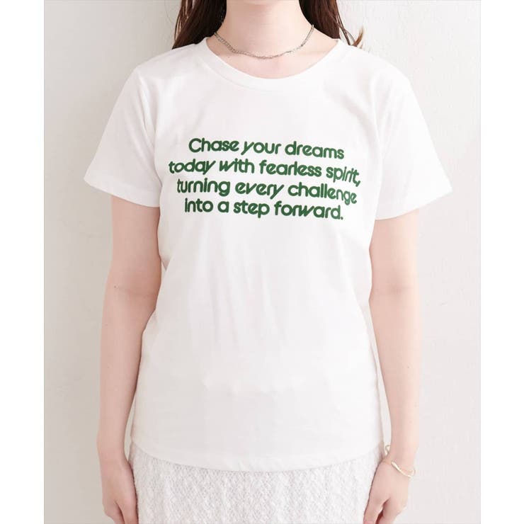 【natural couture】フロッキーロゴTEE | NICE CLAUP / OLIVE des OLIVE　OUTLET | 詳細画像6 