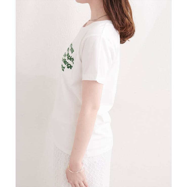 【natural couture】フロッキーロゴTEE | NICE CLAUP / OLIVE des OLIVE　OUTLET | 詳細画像7 