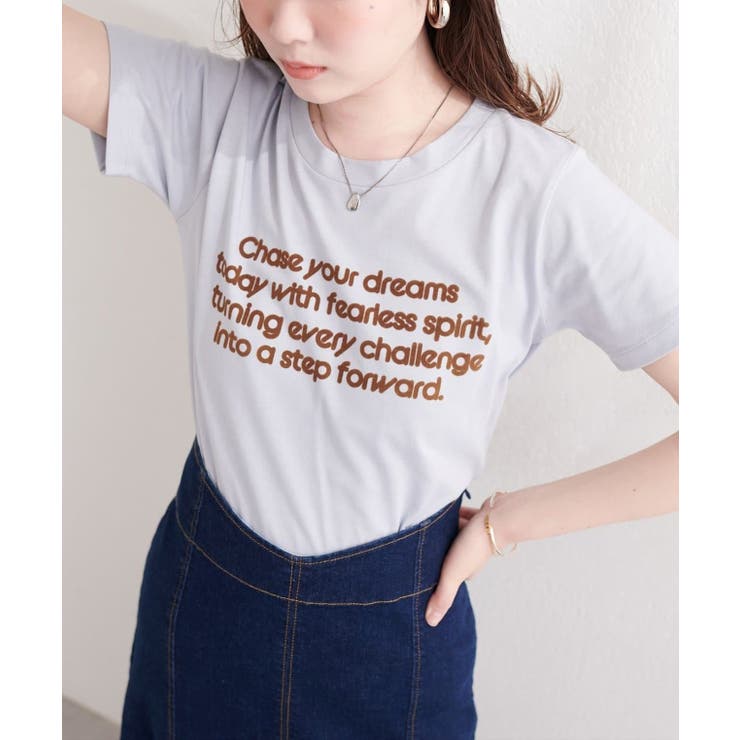 【natural couture】フロッキーロゴTEE | NICE CLAUP / OLIVE des OLIVE　OUTLET | 詳細画像17 