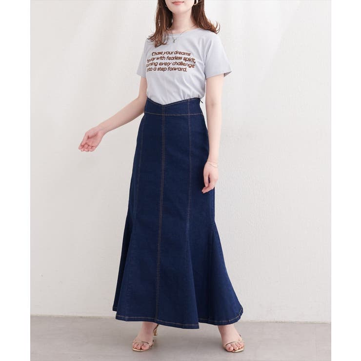 【natural couture】フロッキーロゴTEE | NICE CLAUP / OLIVE des OLIVE　OUTLET | 詳細画像18 