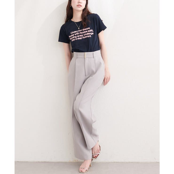 【natural couture】フロッキーロゴTEE | NICE CLAUP / OLIVE des OLIVE　OUTLET | 詳細画像20 