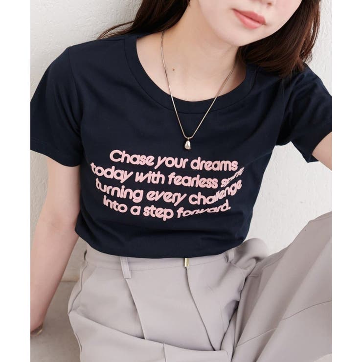 【natural couture】フロッキーロゴTEE | NICE CLAUP / OLIVE des OLIVE　OUTLET | 詳細画像21 