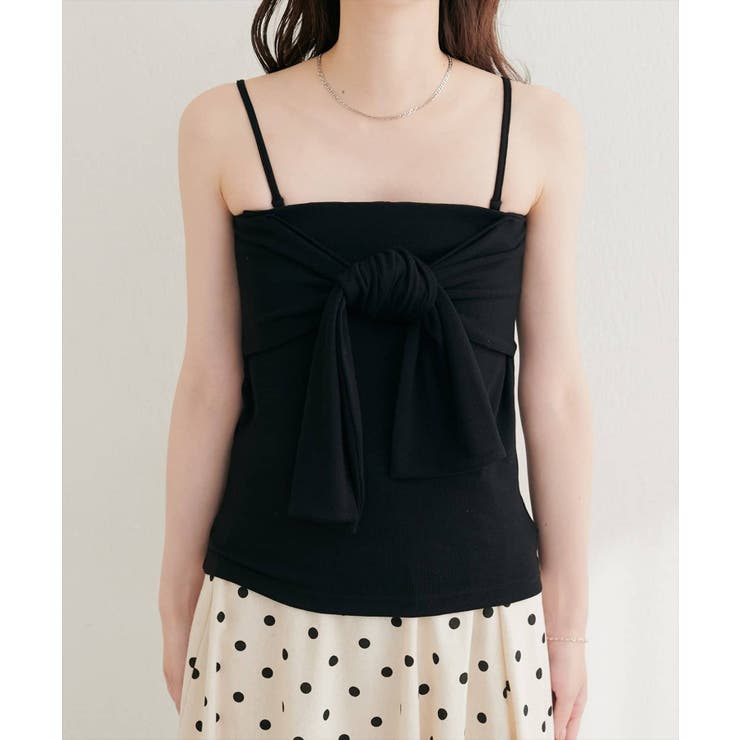 【natural couture】フロントリボンカップ付きキャミ | NICE CLAUP / OLIVE des OLIVE　OUTLET | 詳細画像11 