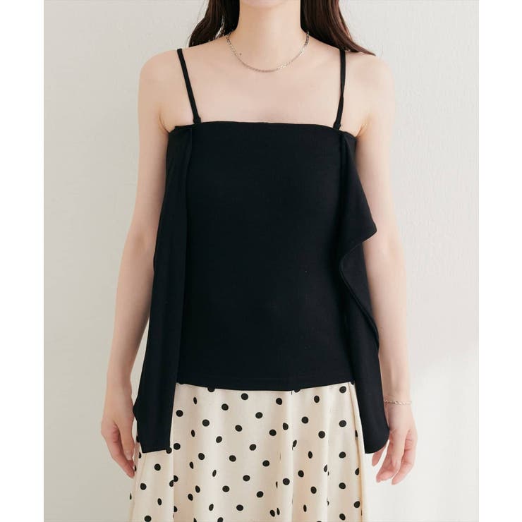 【natural couture】フロントリボンカップ付きキャミ | NICE CLAUP / OLIVE des OLIVE　OUTLET | 詳細画像14 
